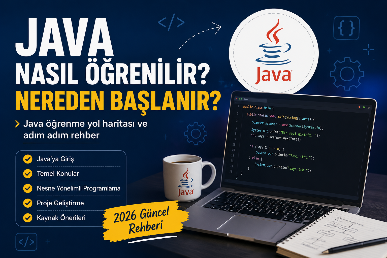 Java Nasıl Öğrenilir? Yazılıma Java ile Nereden Başlanmalı? (2026 Rehberi)